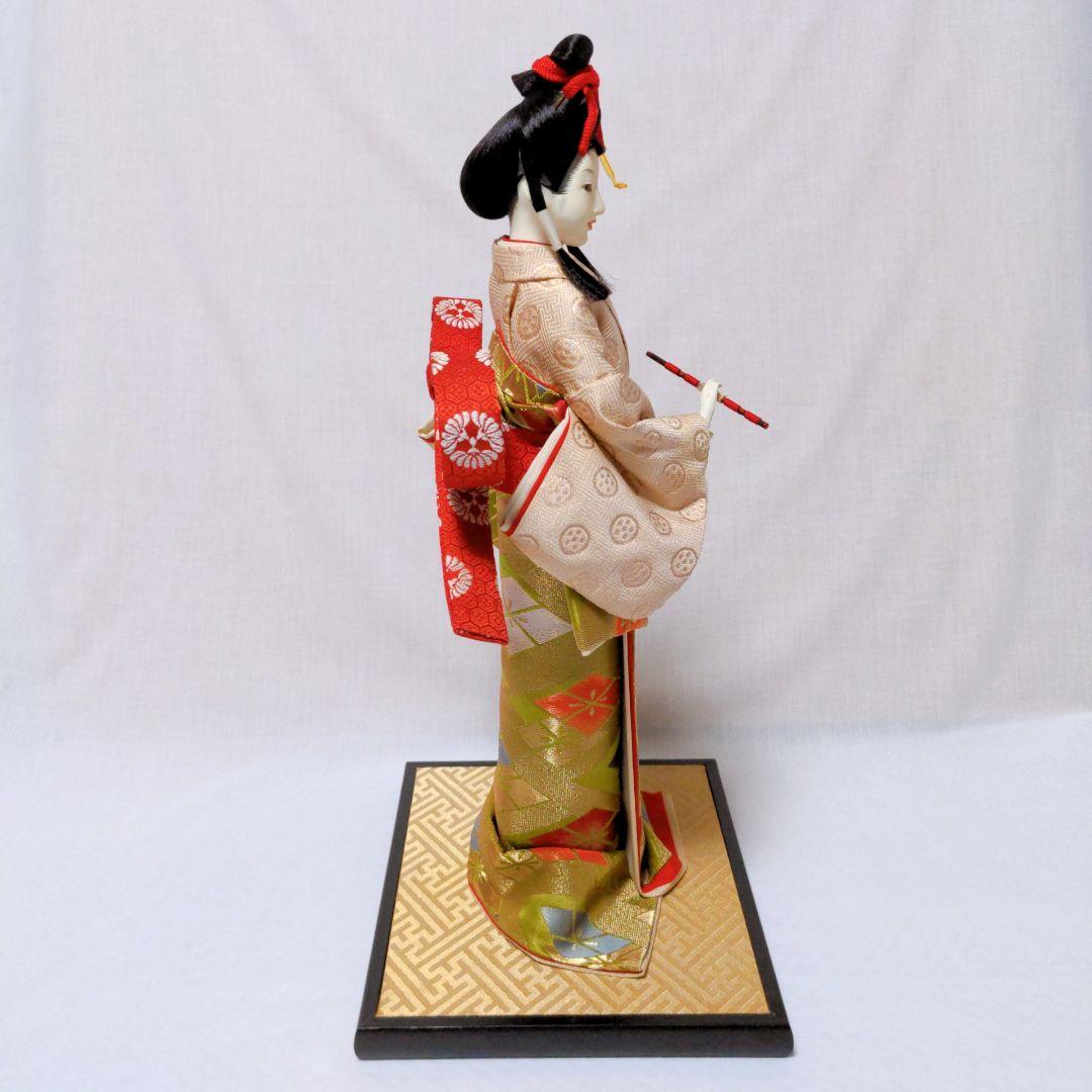 日本人形 昭和レトロ ガラスケース入り コレクション 平安人形 秀峰