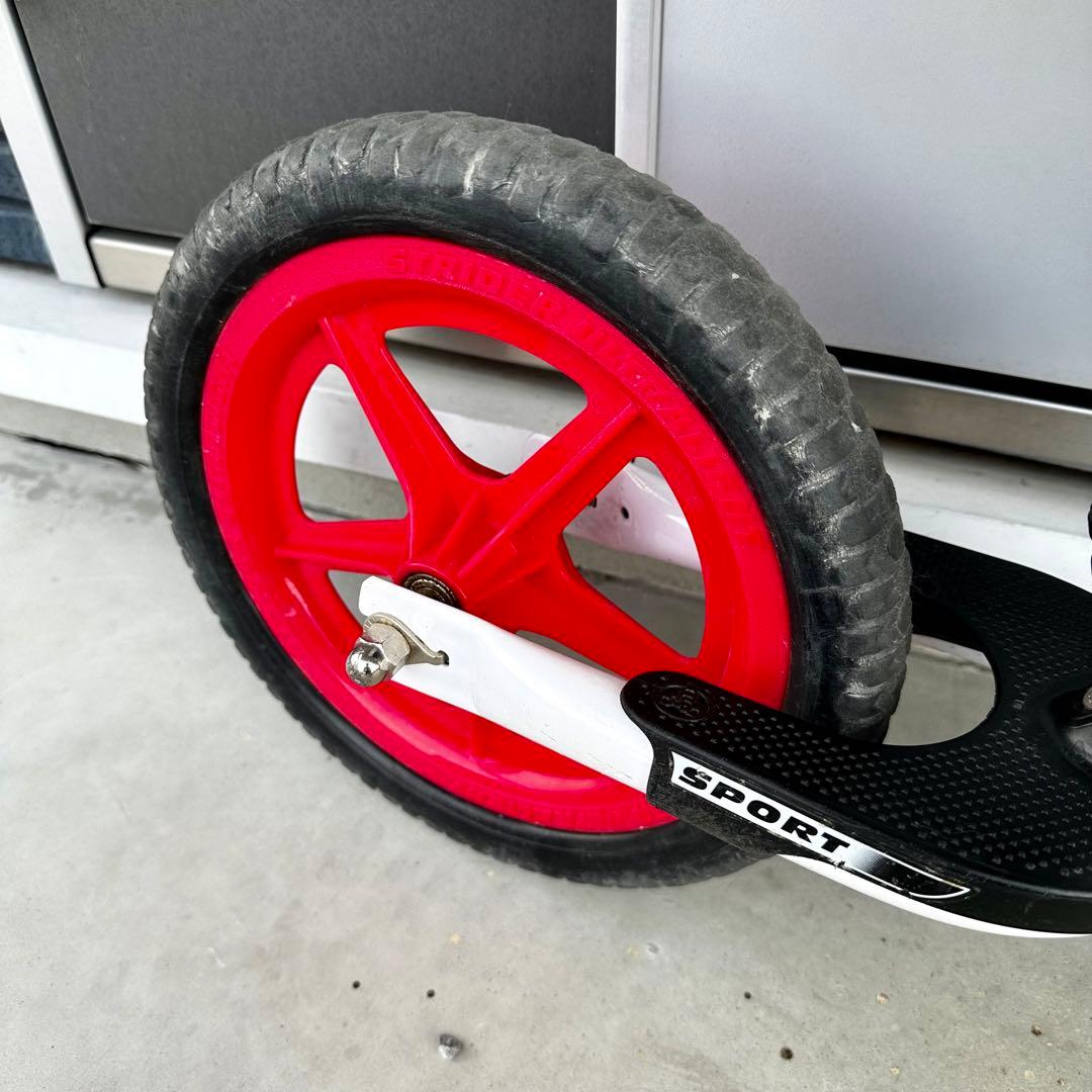 ストライダー セーブザチルドレンモデル ホワイト×レッド スポーツ 12