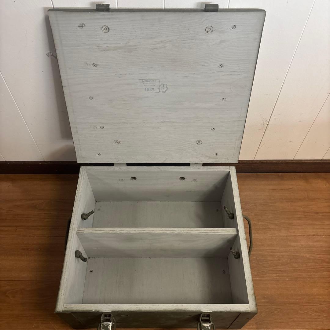 フランス軍　TENTE MLE-1956 テント用　ウッドケース　木製　送料無料
