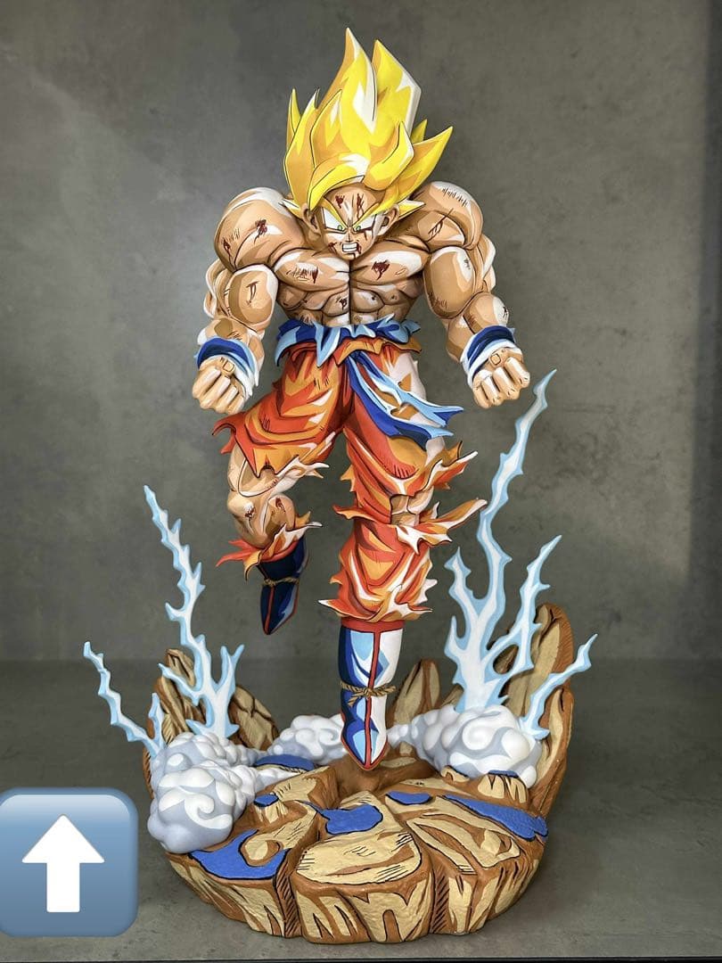 ドラゴンボールフィギュア超サイヤ人 孫悟空 リペイント品