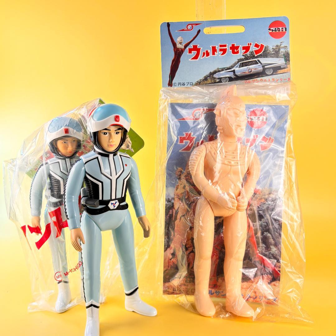 マルサン　ウルトラセブン　450　テストショット・M1号　ダン（中古）・アンヌ