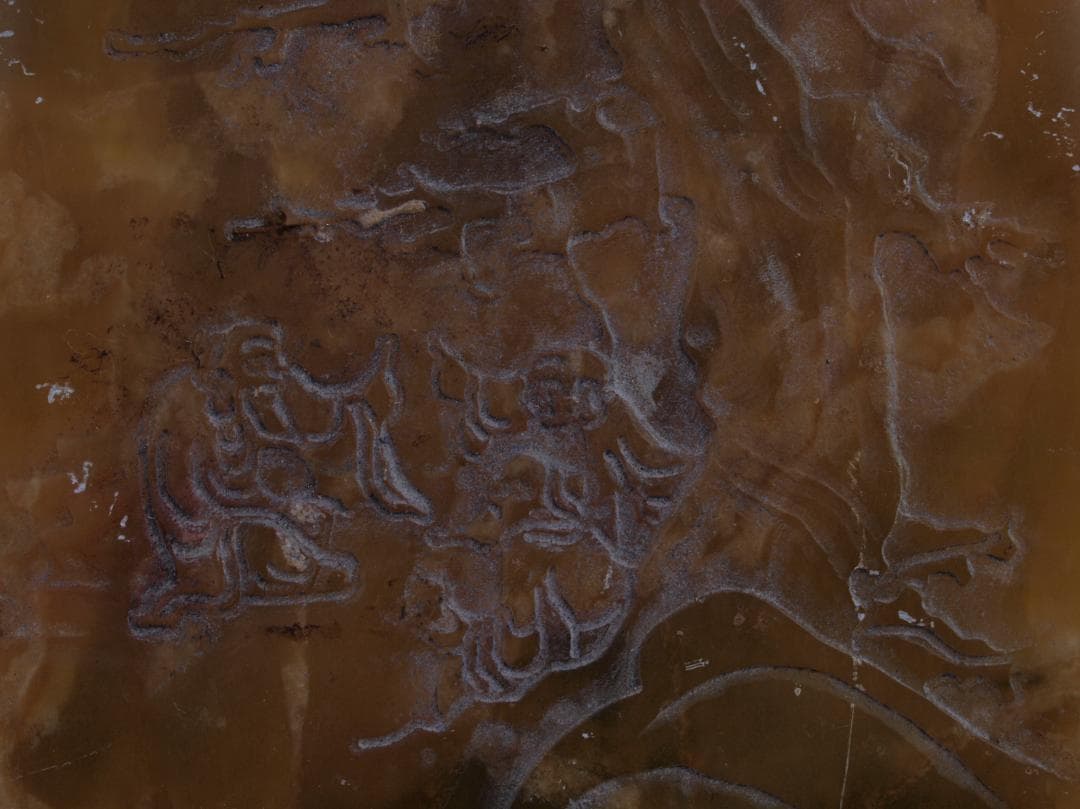 田黄石　中国清時代の置物　貴重品　中国骨董品　博物館共箱 DE297B20-3