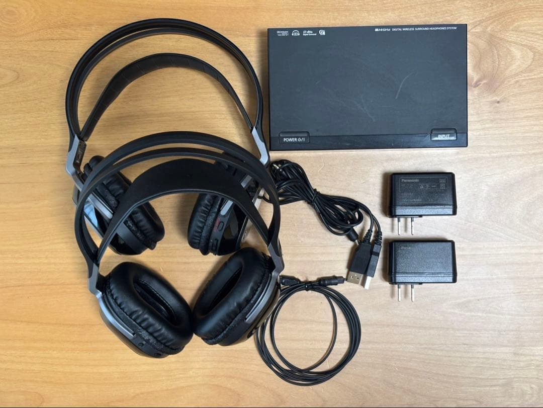 ワイヤレスヘッドホン　Panasonic 概要 ワイヤレスステレオヘッドホン RP-HD300B | ヘッドホン