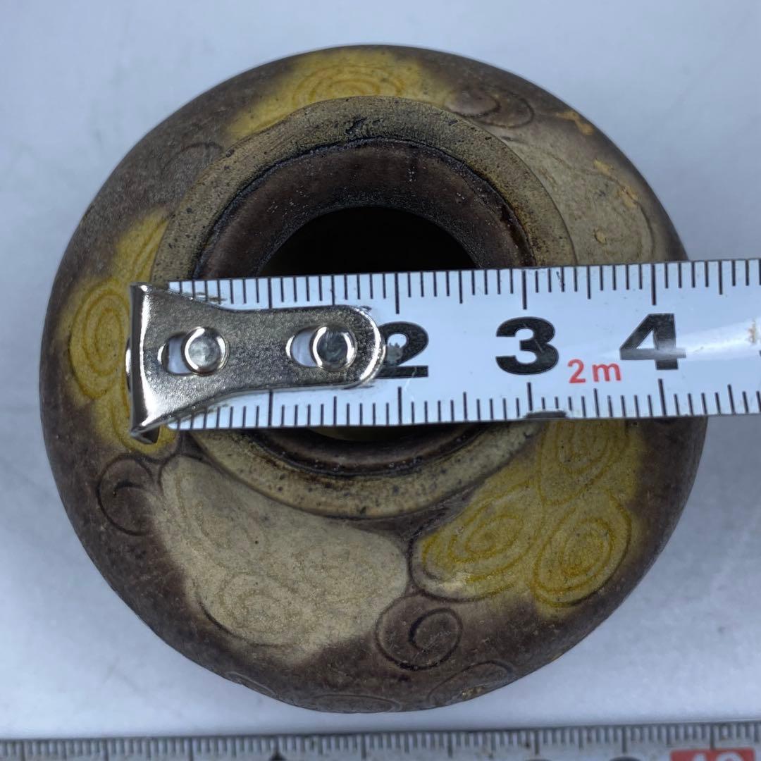 中国清時代　交趾　小壺　高さ6.2㎝　タトチ　東な７-0209☆2F