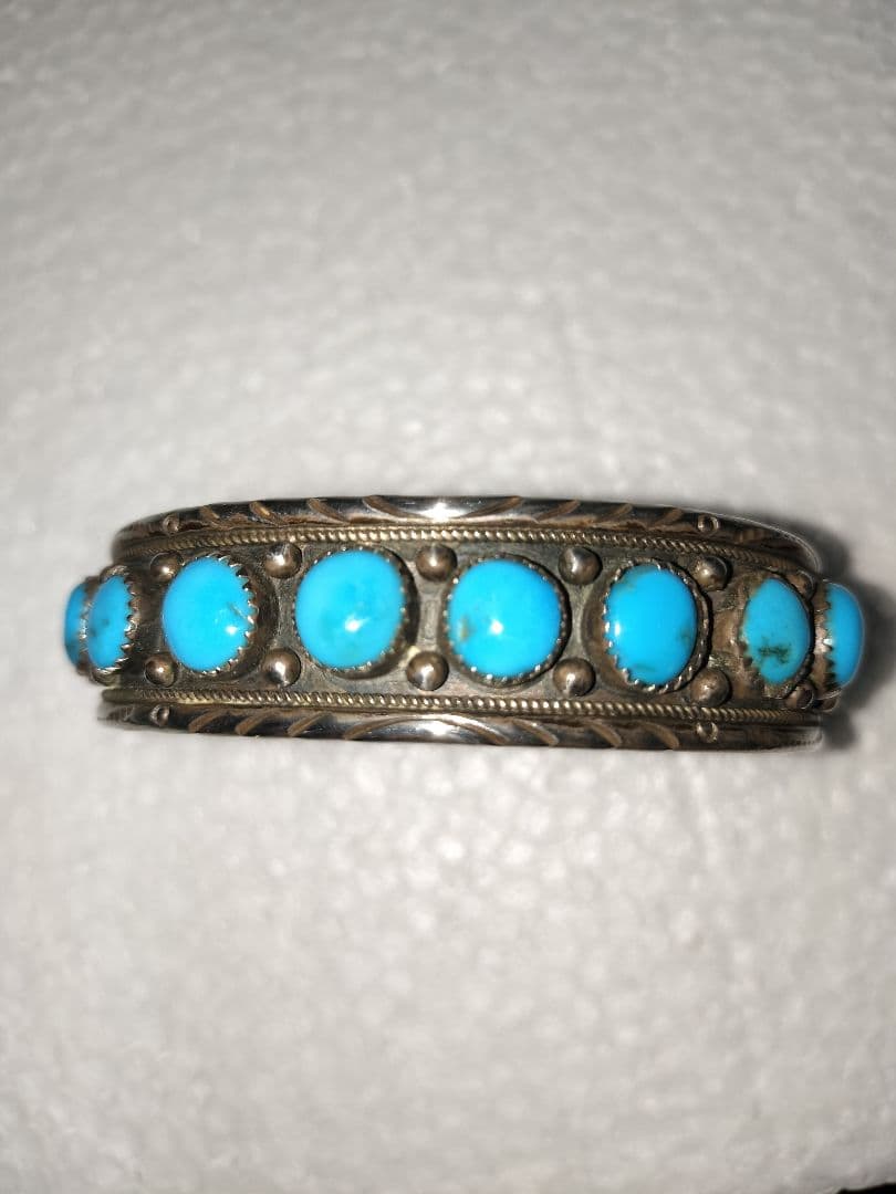 ナバホ　Navajo　ターコイズ　バングル