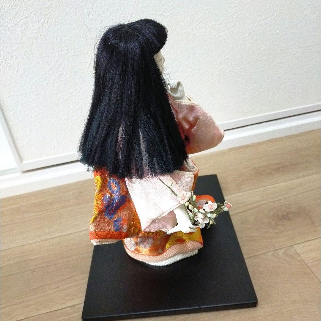 日本人形 伝統工芸品 女の子 縁起物 清楚系 お人形 飾り物 着物 座敷