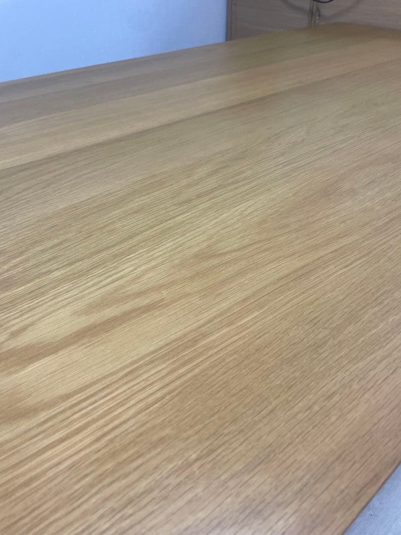 シ*フ様 無印良品　リビングでもダイニングでもつかえるテーブル・４・オーク材