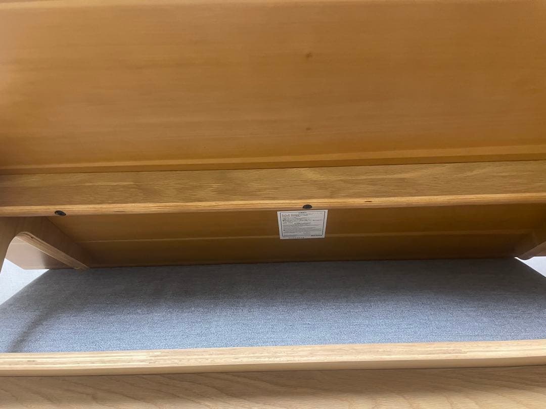 シ*フ様 無印良品　リビングでもダイニングでもつかえるテーブル・４・オーク材