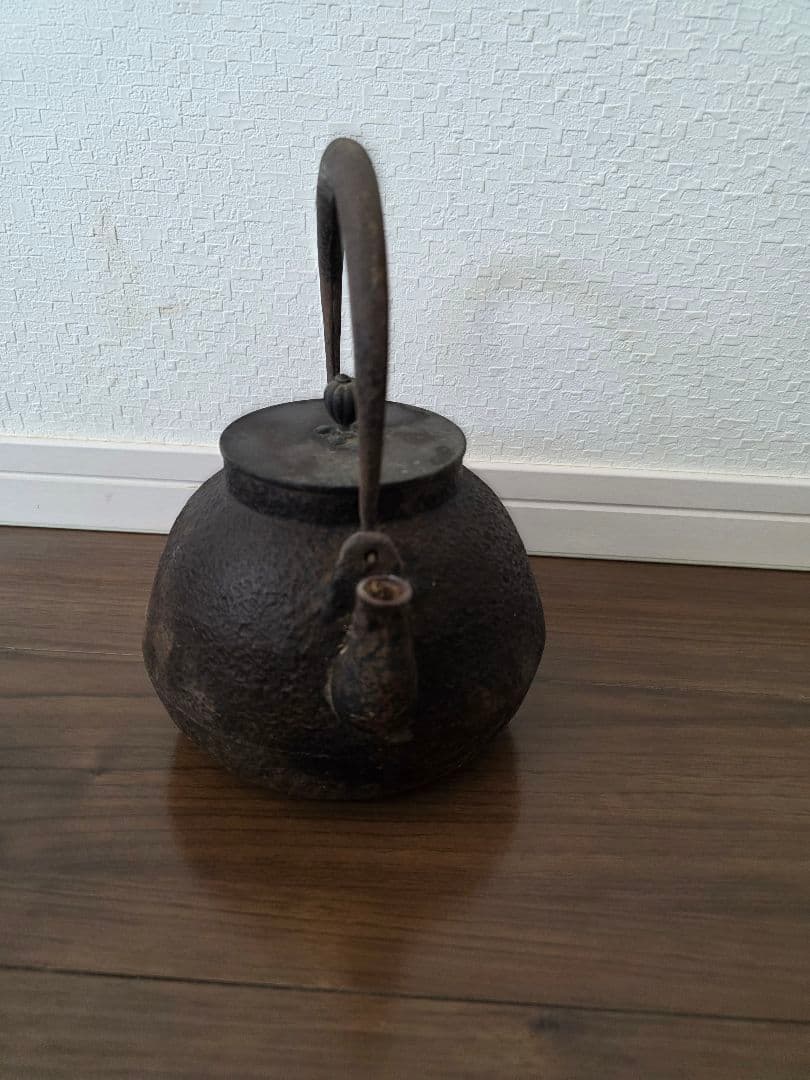 茶道具 鉄瓶 龍文堂蓋 側面に角印あり Yahoo!オークション -「鉄瓶