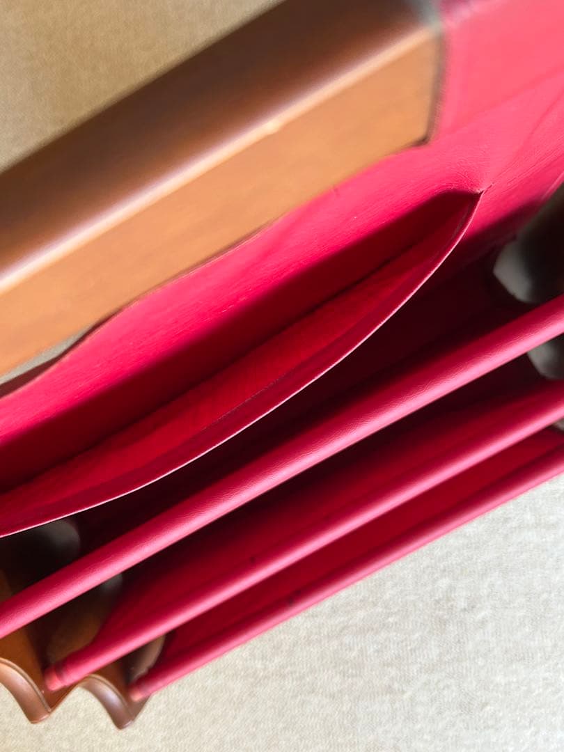 当時物　昭和レトロ　オールドカリモク マガジンラック ヴィンテージ　 本棚　書架