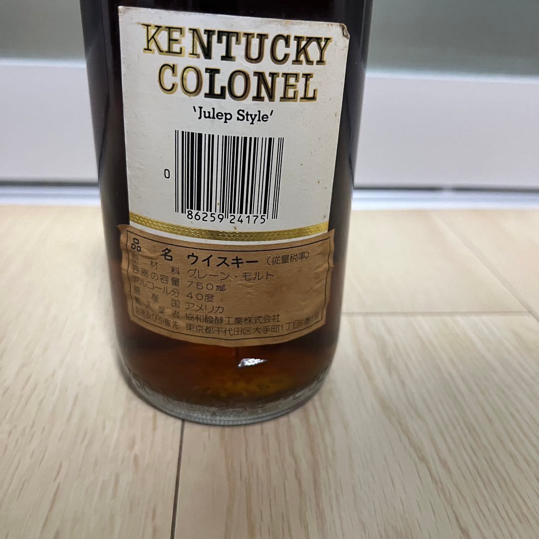 未開封】KENTUCKY COLONEL バーボンウイスキー