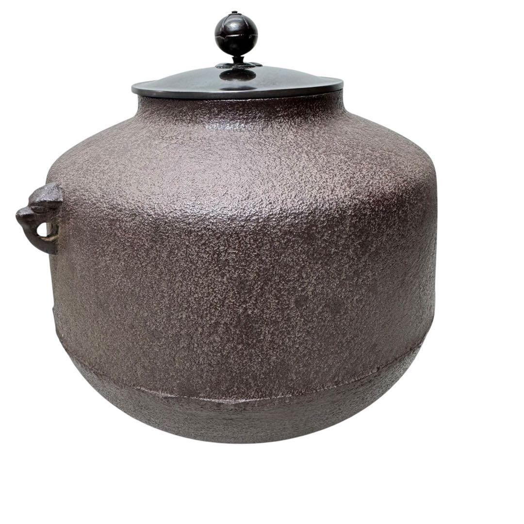 人間国宝 釜師 佐藤浄清 茶釜 鉄釜 共箱 - メルカリ