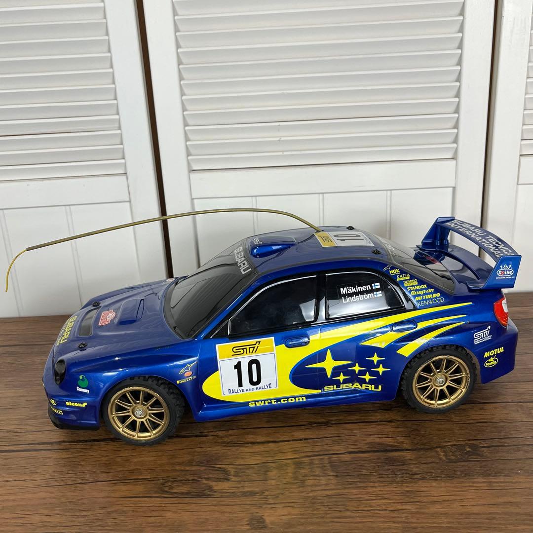 【匿名発送】SUBARU WRX STi ラジコンカー 1/10 動作品