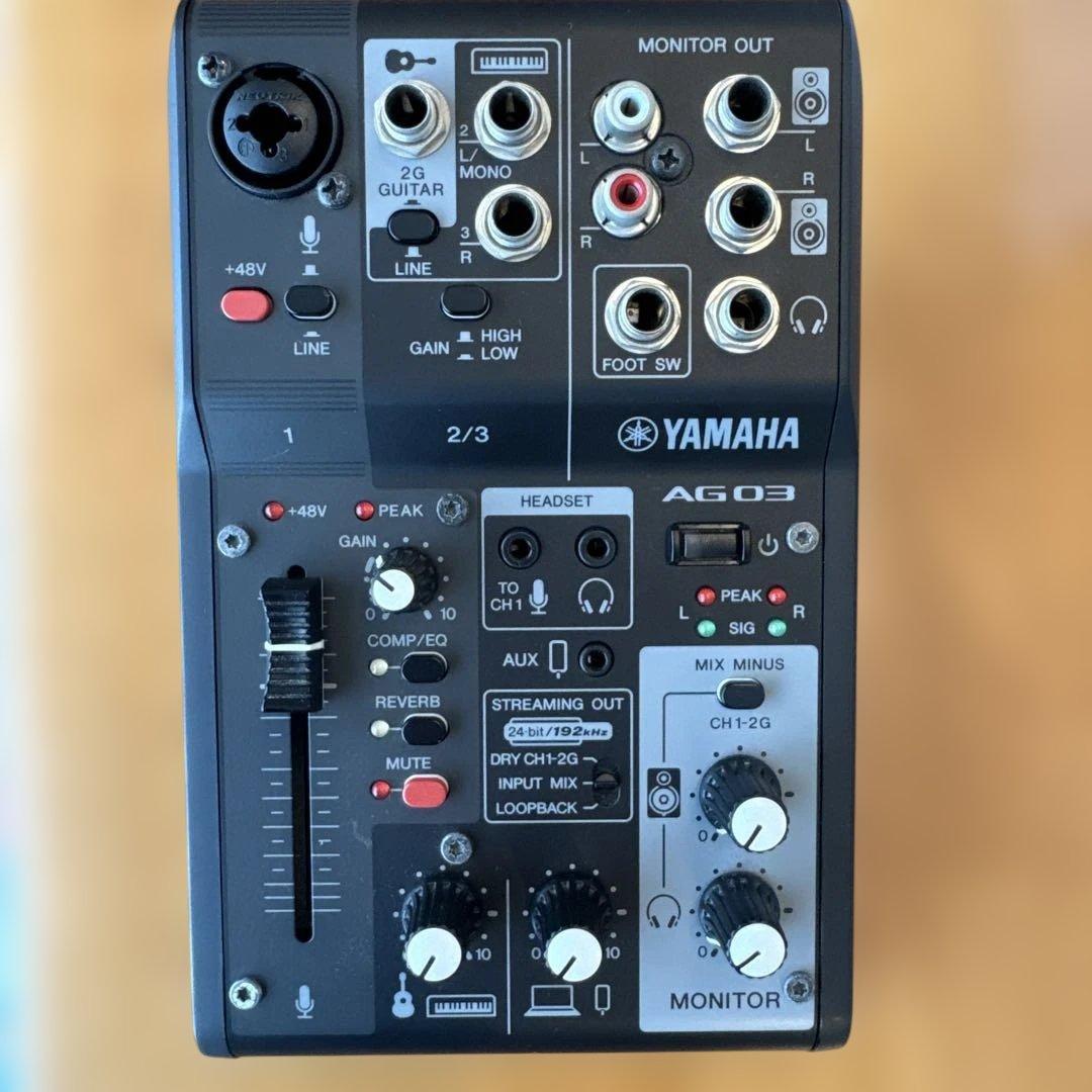 YAMAHA AG03 MK2 ライブストリーミングミキサー 割引
