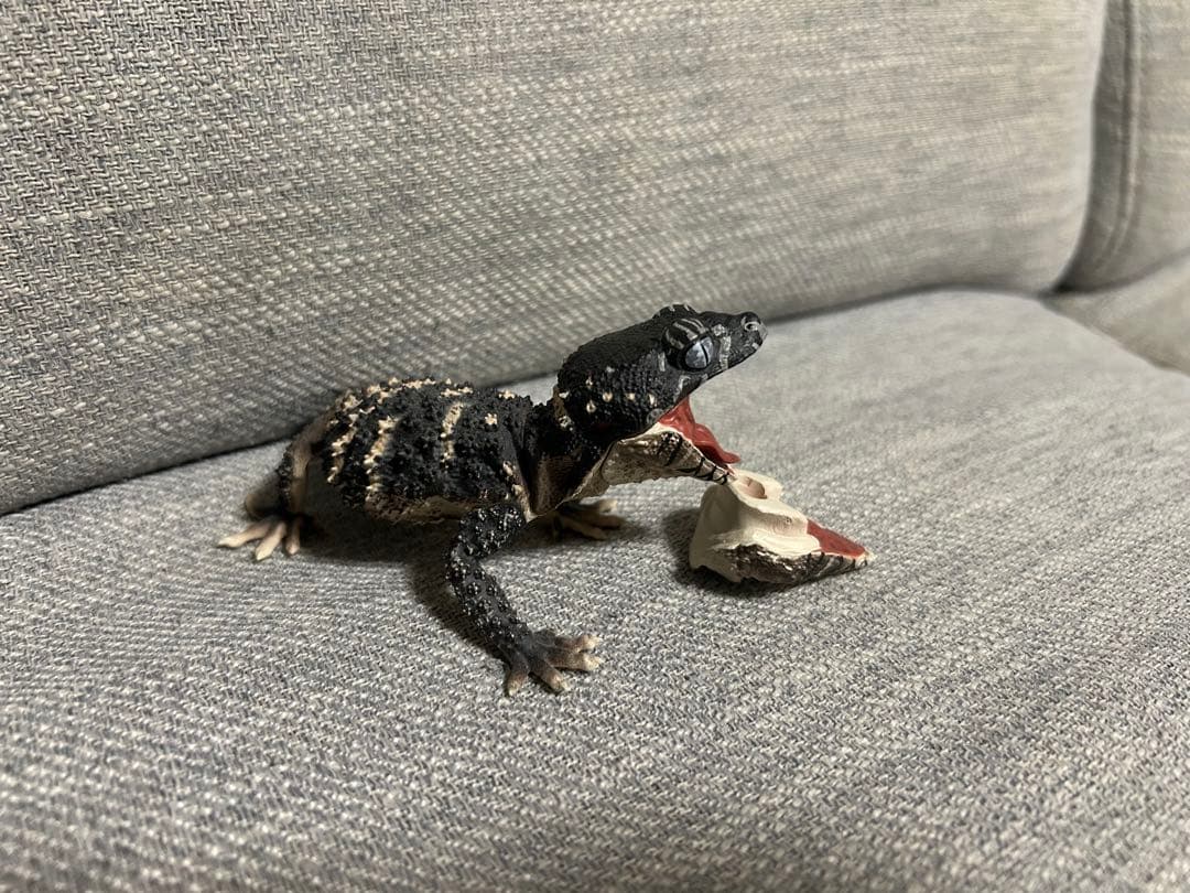 【爬虫類】アオジタトカゲ他　リアルフィギュアセット