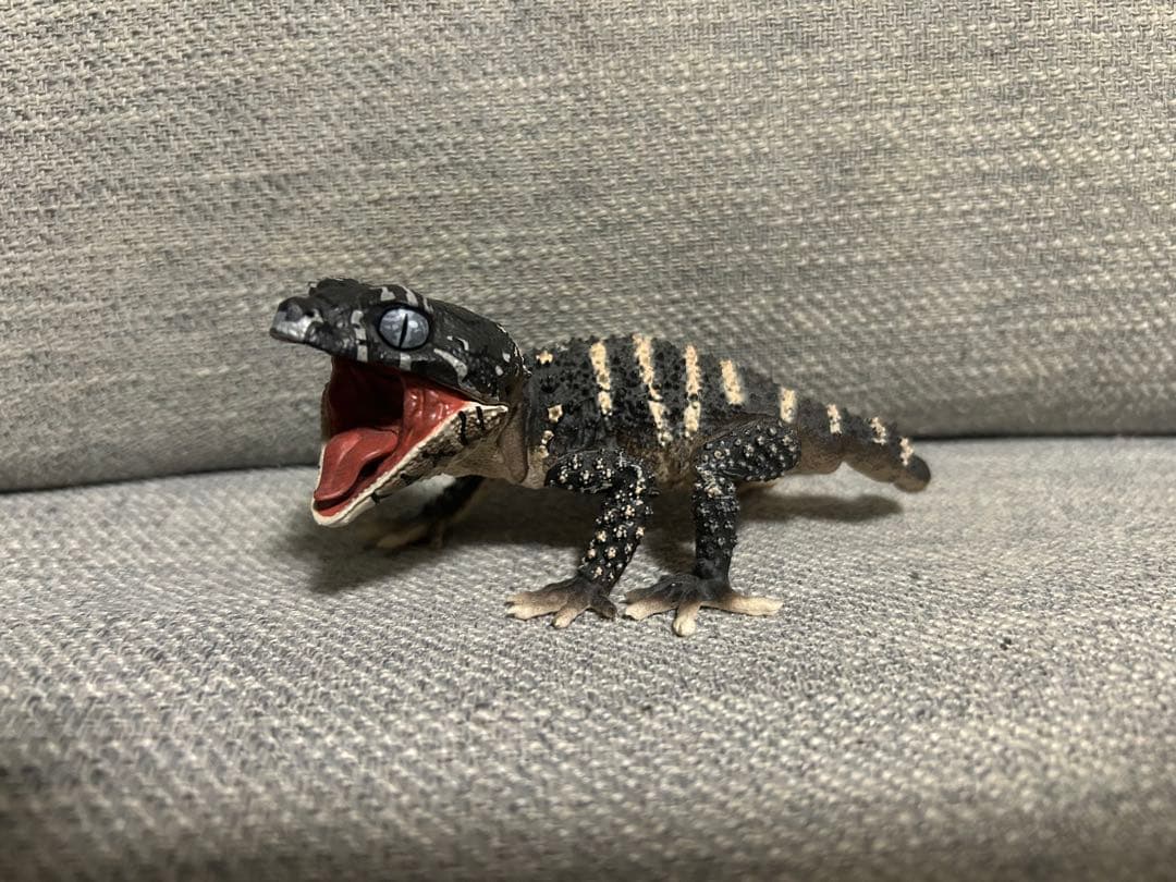 【爬虫類】アオジタトカゲ他　リアルフィギュアセット