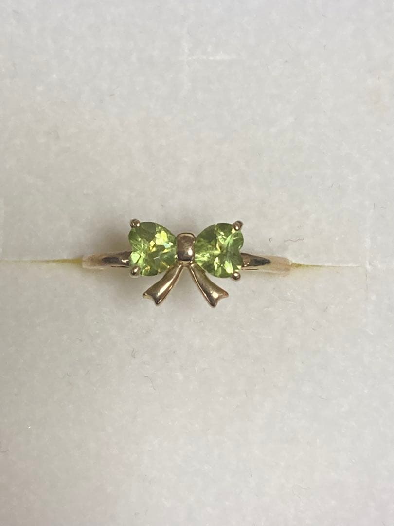 【TSUTSUMI】ペリドット ピンキーリング