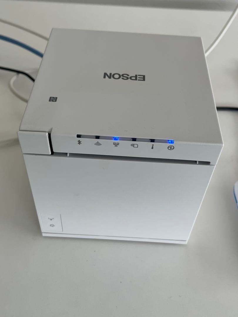 美品EPSON プリンター バーコードリーダー スタンド カードリーダー セット