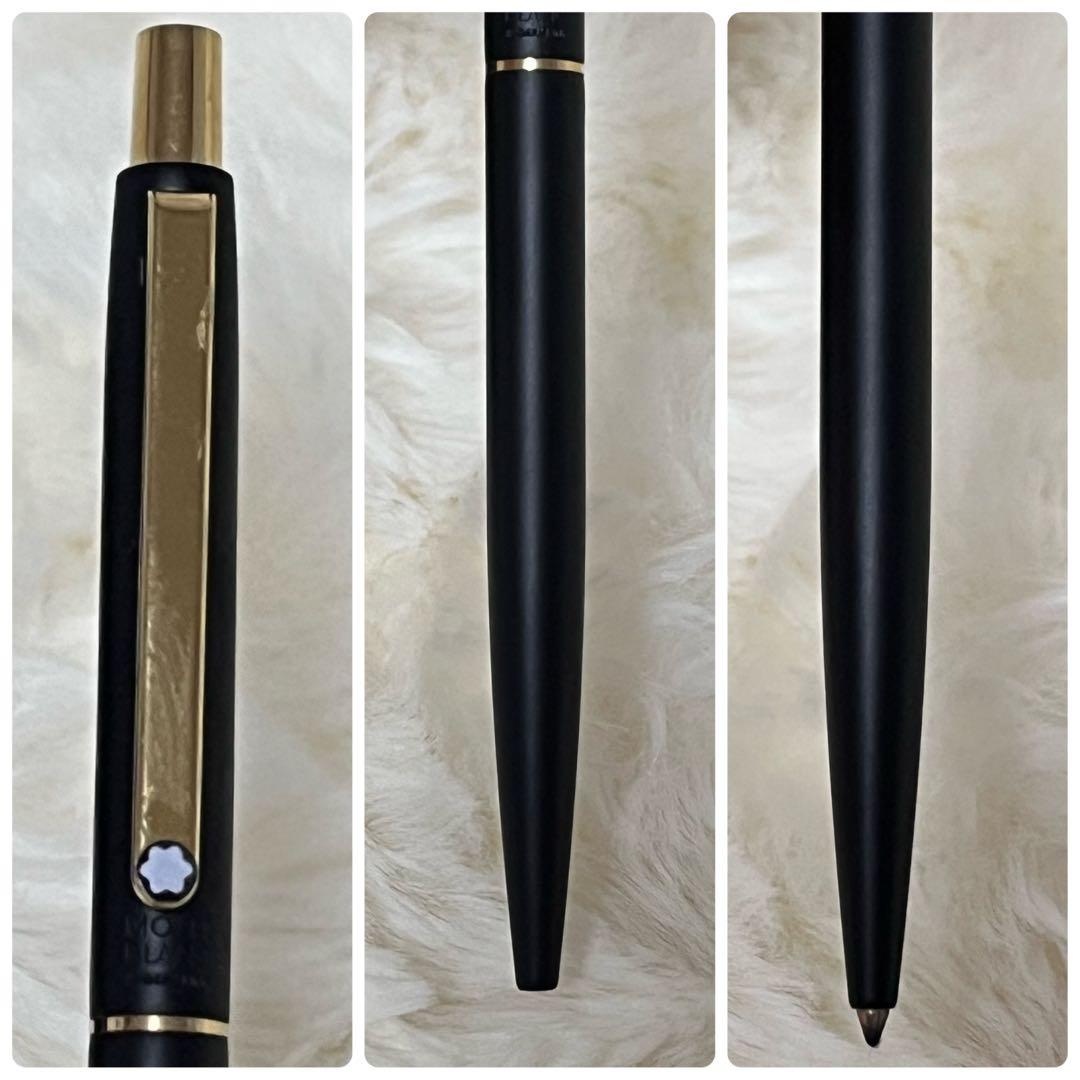 MONT BLANC ブラックボールペン ゴールドトリム
