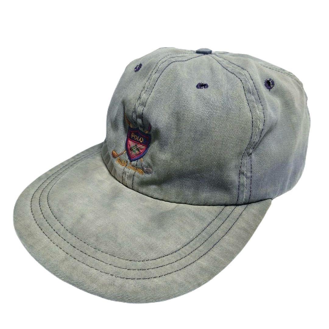 80s~ USA製 Ralph Lauren Vintage Faded Cap Vintage 90s Polo Ralph Lauren Baseball Cap Hat Deadstock Gift