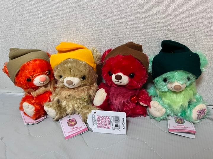 ぬいぐるみユニベア赤白雪姫7人の小人グランピーアルマンディン