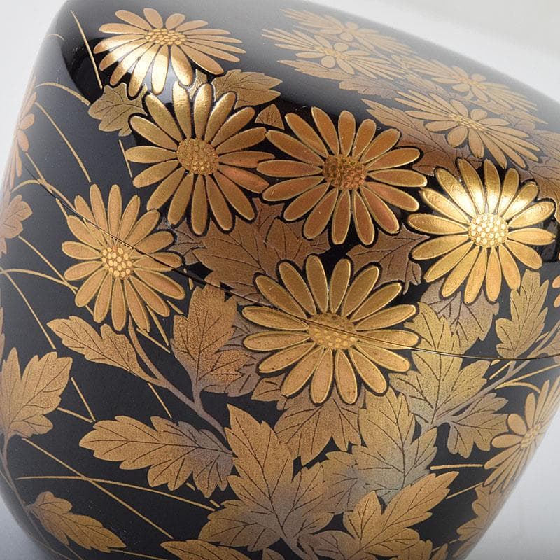 棗 『一瓢斎 而妙斎書付』 大棗 老松蒔絵 花押 お茶道具 茶道 書付箱