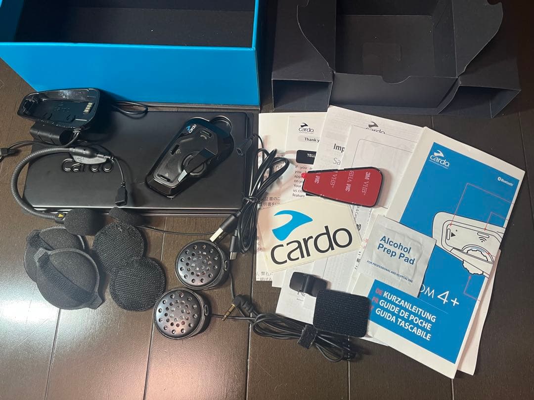 Cardo 4+ Bluetoothインターコム　美品 cardoFreecom-4XBluetoothインターコムヘッドセットユーザーガイド