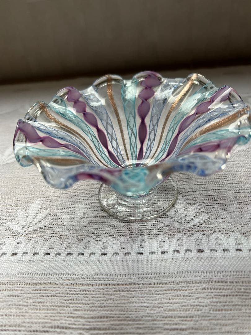 ベネチアングラス ガラス コンポート レース 2025年最新】レースガラス ベネチアの人気アイテム - メルカリ 【未