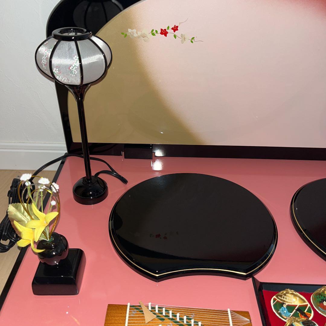 雛人形一式　屏風　小物