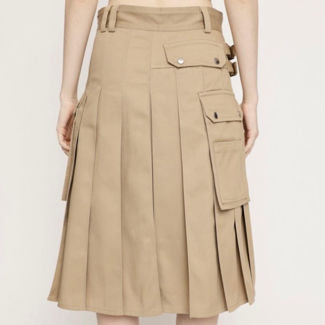 SLY Dickies L/w Pleats スカート ベージュ
