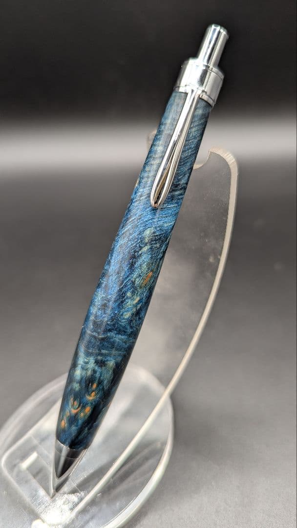 351ペン工房翌檜 スタビライズドウッドバーチバール 木軸シャーペン