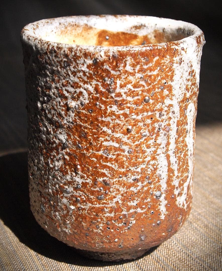 人気作家★中川恭平【師＆父：中川自然坊】★粉引唐津湯のみB