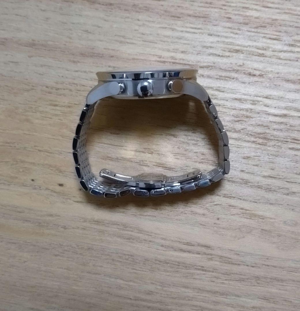 LOREO クロノグラフ 腕時計　革ベルト　Dバックル付き