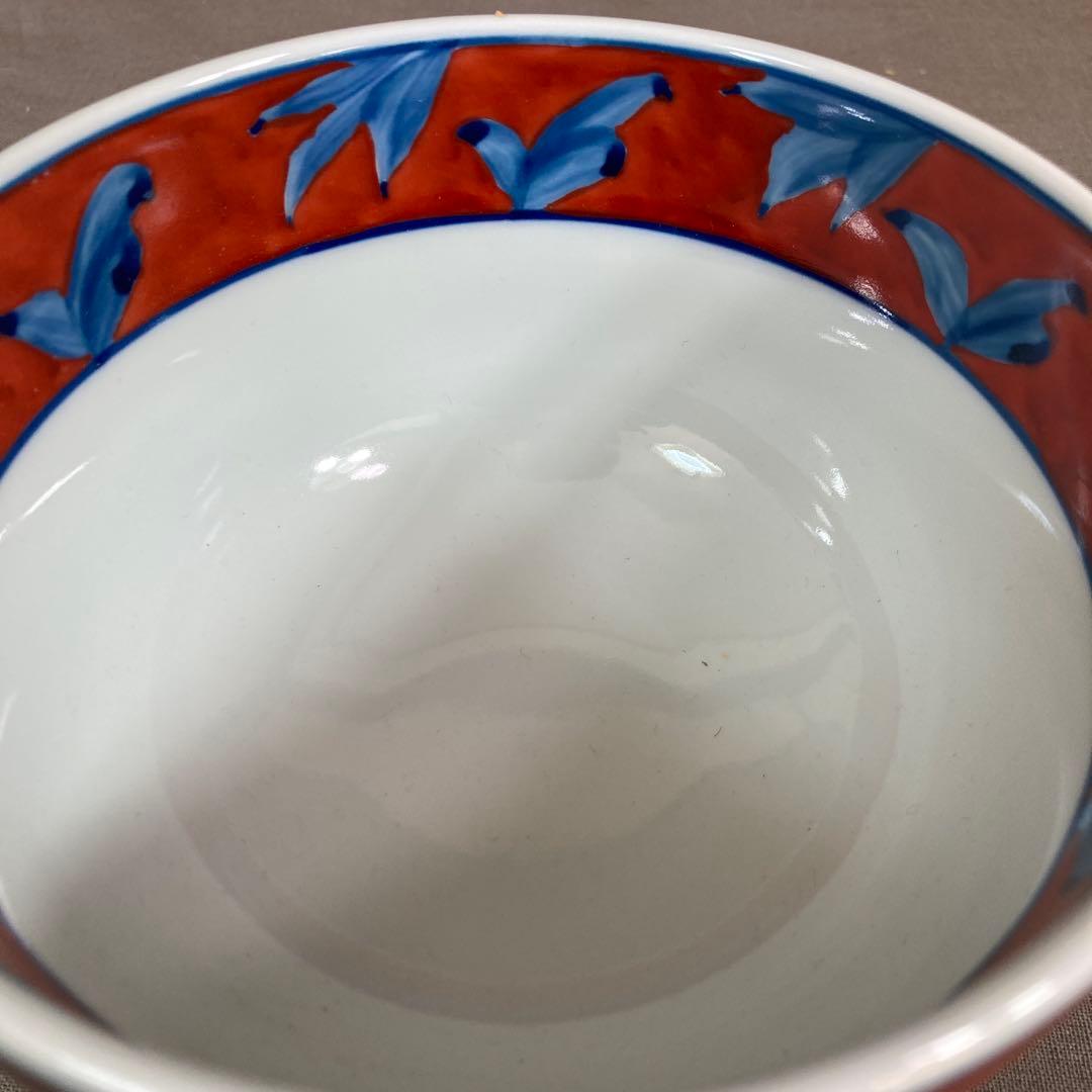 源右衛門】古伊万里の伝統 日本の名窯 舘林源右衛門作 染錦赤濃牡丹絵