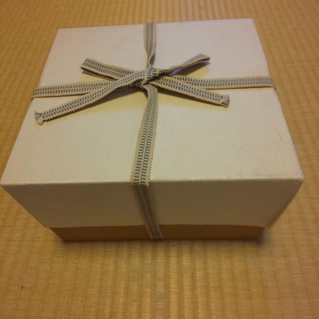 A 177 　　絵唐津 　主菓子器 ・西岡小十（共箱あり）