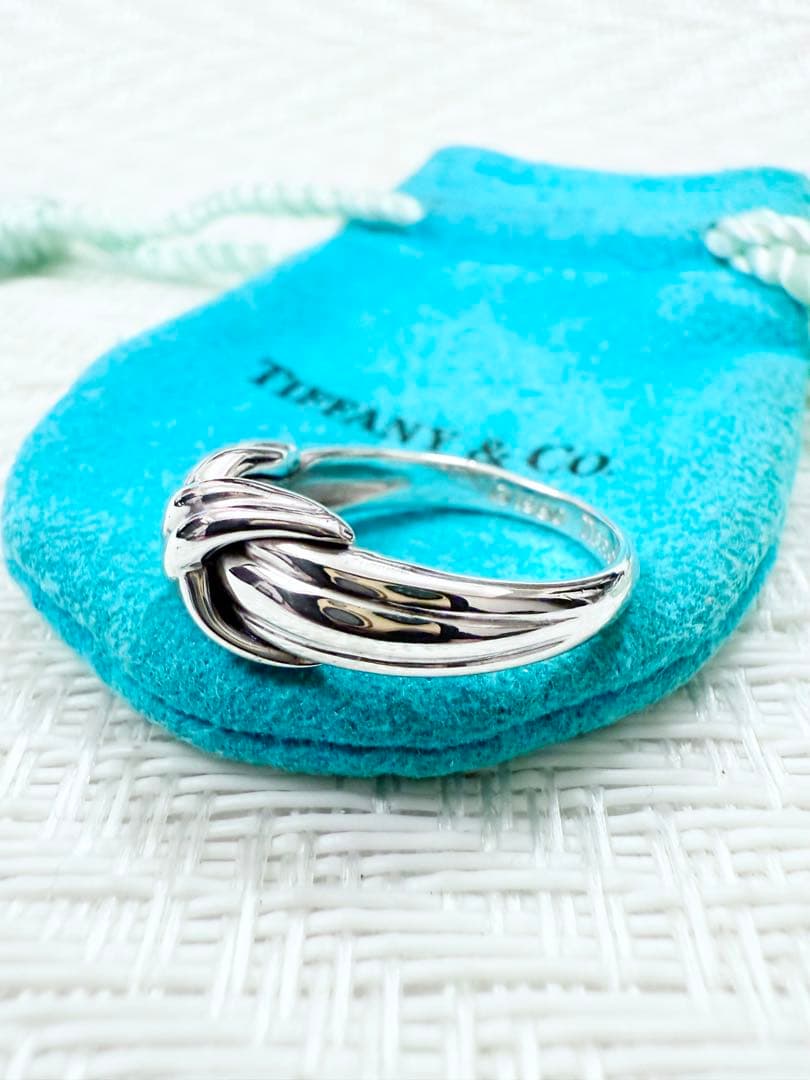 ティファニー　シグネチャー　指輪　リング　10号　研磨仕上げ済み美品　925