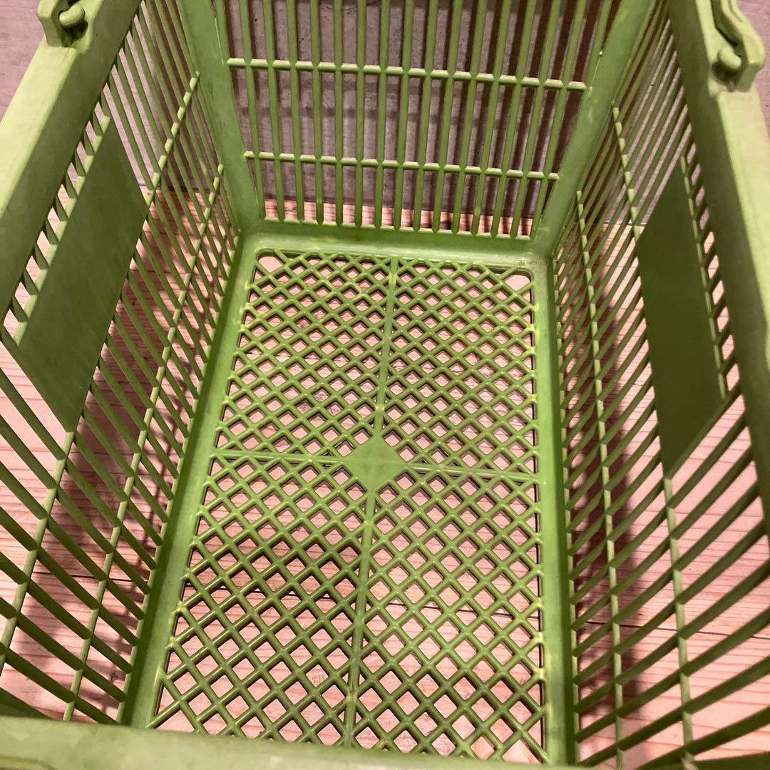 昭和レトロ ダイエー＆グルメシティ 買い物かご レトロポップ 収納