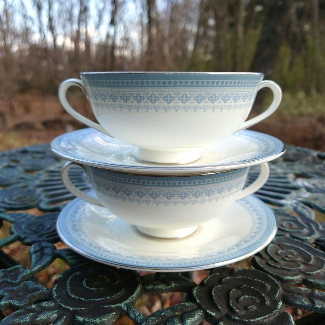 オールドロイヤルドルトン　1973年イギリス製　ボーンチャイナ　スープカップ２客