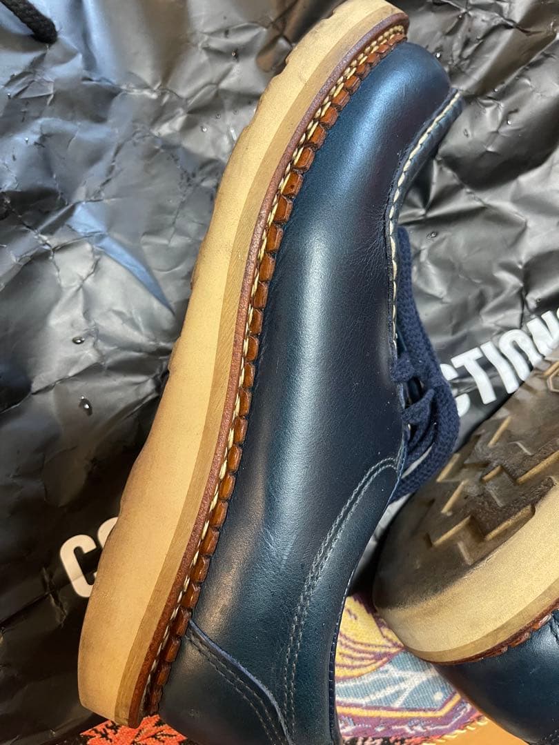 安藤製靴　チロリアンシューズ　ラッセル　レッドウイング　ウエスコ モカシン