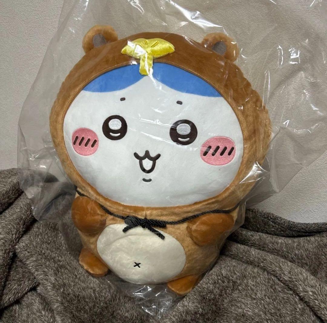 ちいかわ たぬきだもんくじ A賞 ドデカたぬきぬいぐるみ ハチワレ