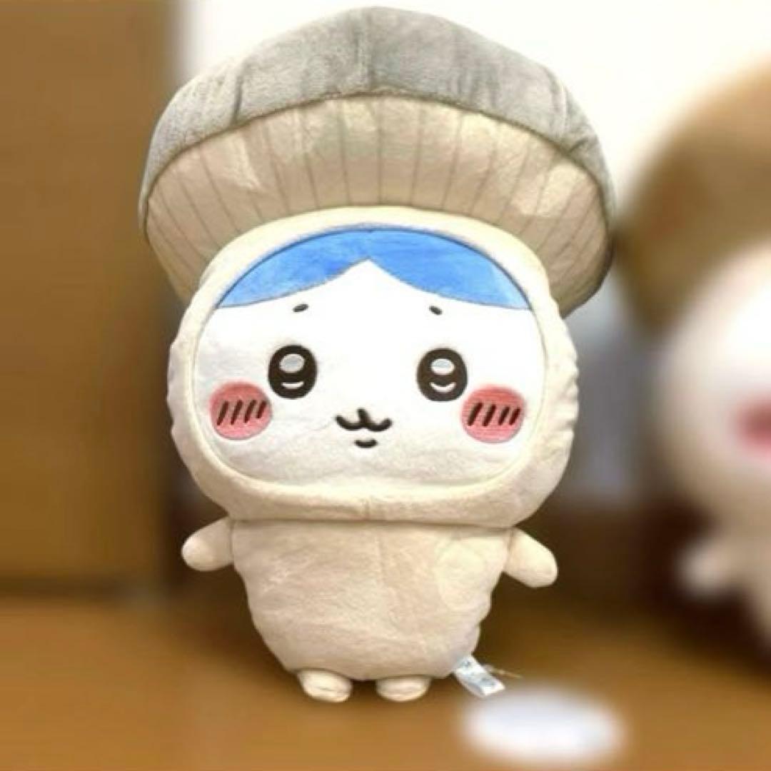 ちいかわ きのこ着ぐるみ　BIGぬいぐるみ　ちいかわ　ハチワレ　うさぎ　３体