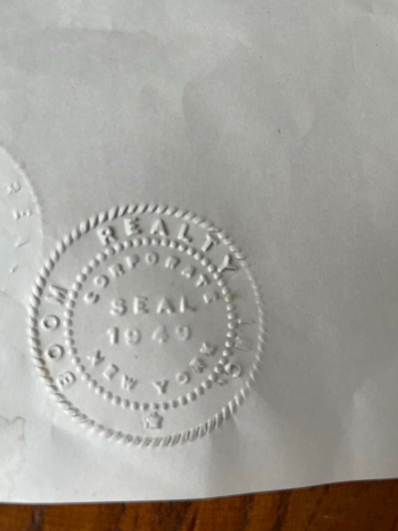 アンティーク エンボッサー 公印 メタル スタンプ シール プレス