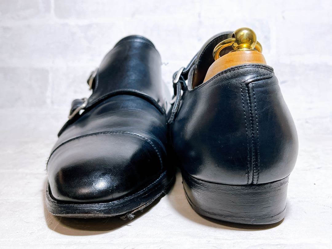 【美品】a piece of craftsman ダブルモンク 約28cm