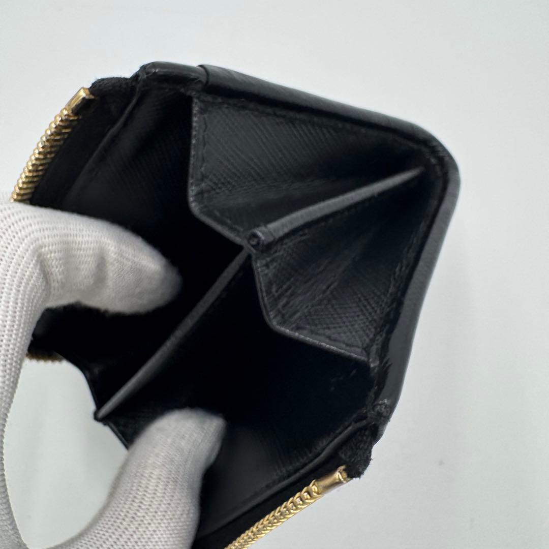 PRADA プラダ サフィアーノ レザー ケース ブラック シリアル 箱