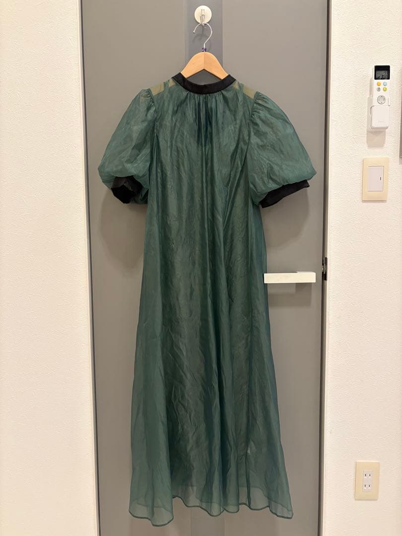 Kana Aラインシアーワンピース　結婚式　オケージョンドレス Aライン シアー オーバー ワンピース パーティードレス