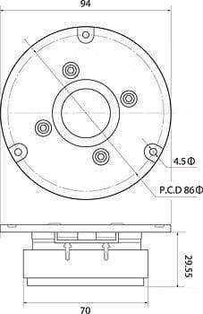 PHASS AT 58n 25mm アルニコトゥイーター美品です！