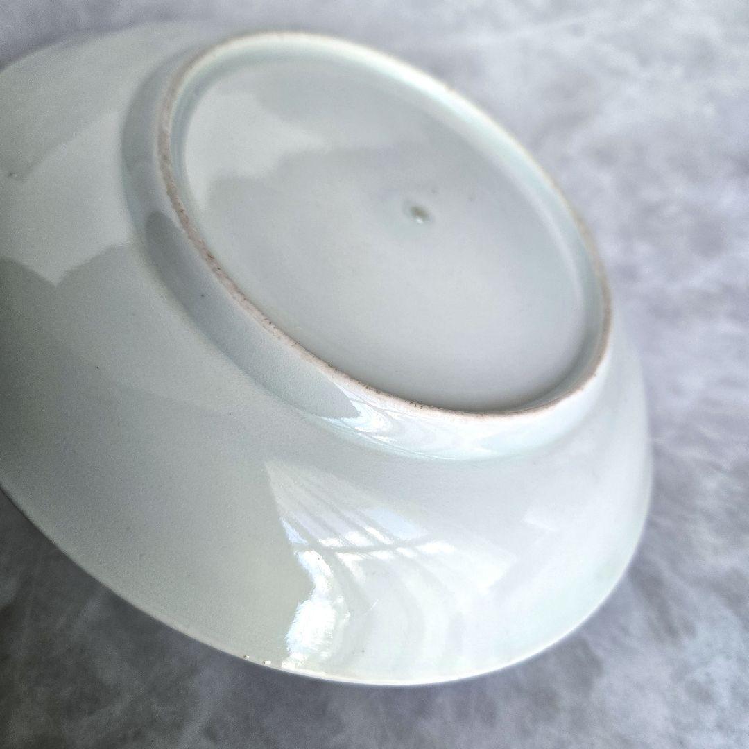 古伊万里 染付 五寸皿 松 飛翔鶴 江戸時代 金直し 金継ぎ 骨董