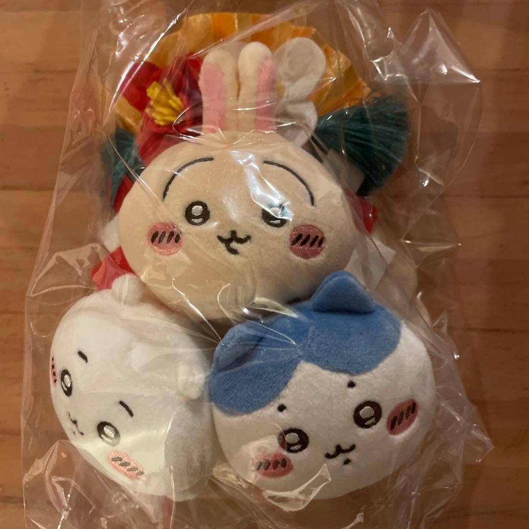 ちいかわ しめ縄なぬいぐるみ ハチワレ うさぎ ちいかわ - メルカリ