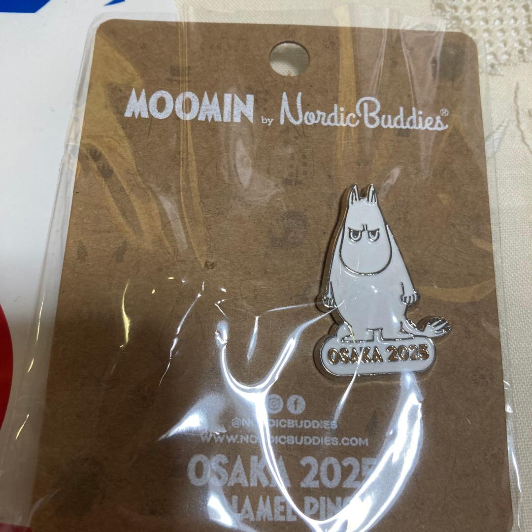 ムーミン 2025 ピンバッジ 大阪万博 万博限定 北欧館 おまけ万博限定袋