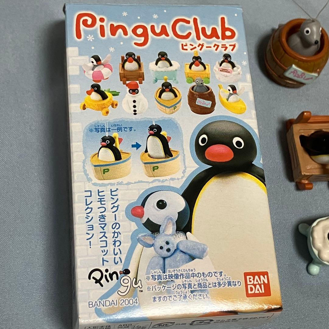 S*a様 ピングー　マスコットチャーム　キーホルダー　缶バッジ　おきあがりこぼし